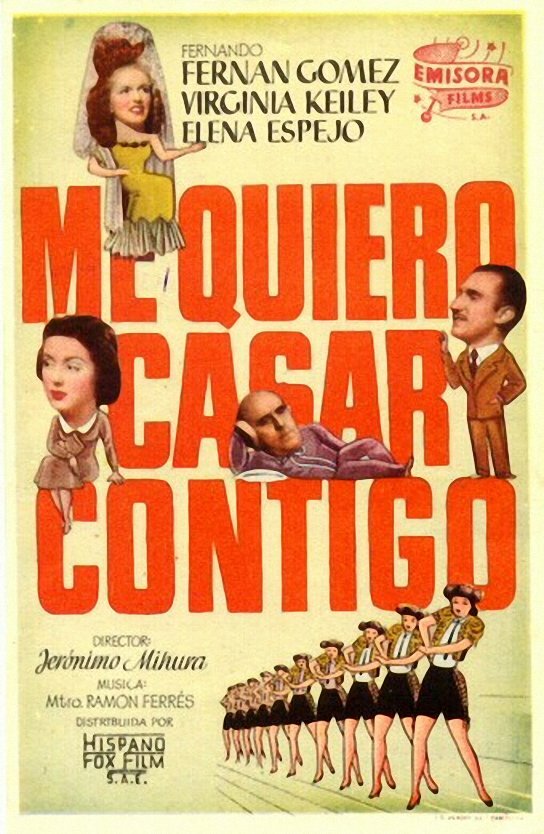 Me quiero casar contigo (1951) постер