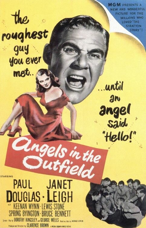 Ангелы у кромки поля (1951) постер