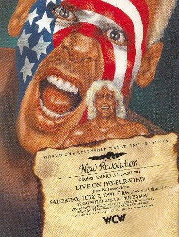 WCW-NWA Мощный американский удар (1990) постер